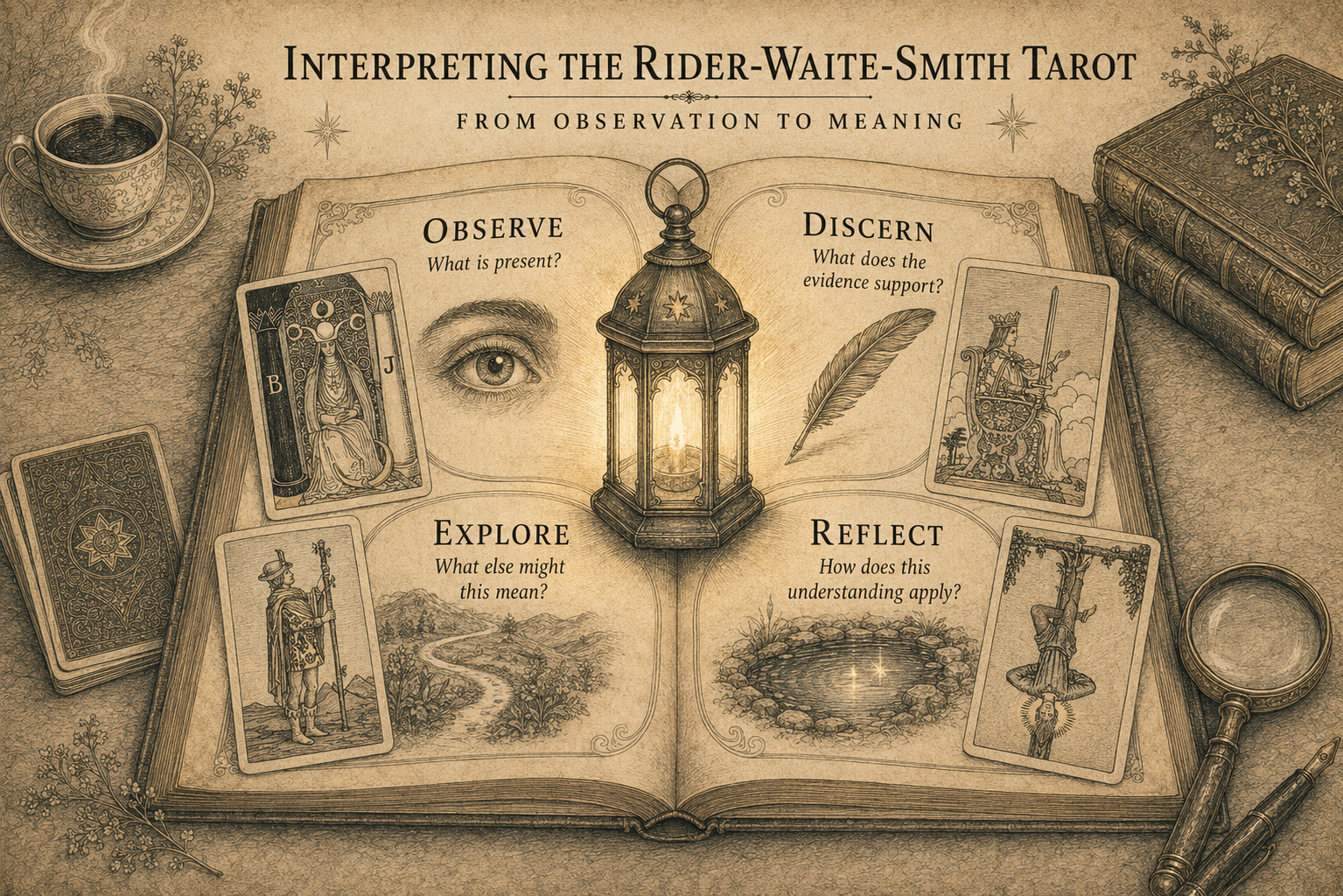Interpreting the Rider-Waite-Smith Tarot System: From Observation to Meaning