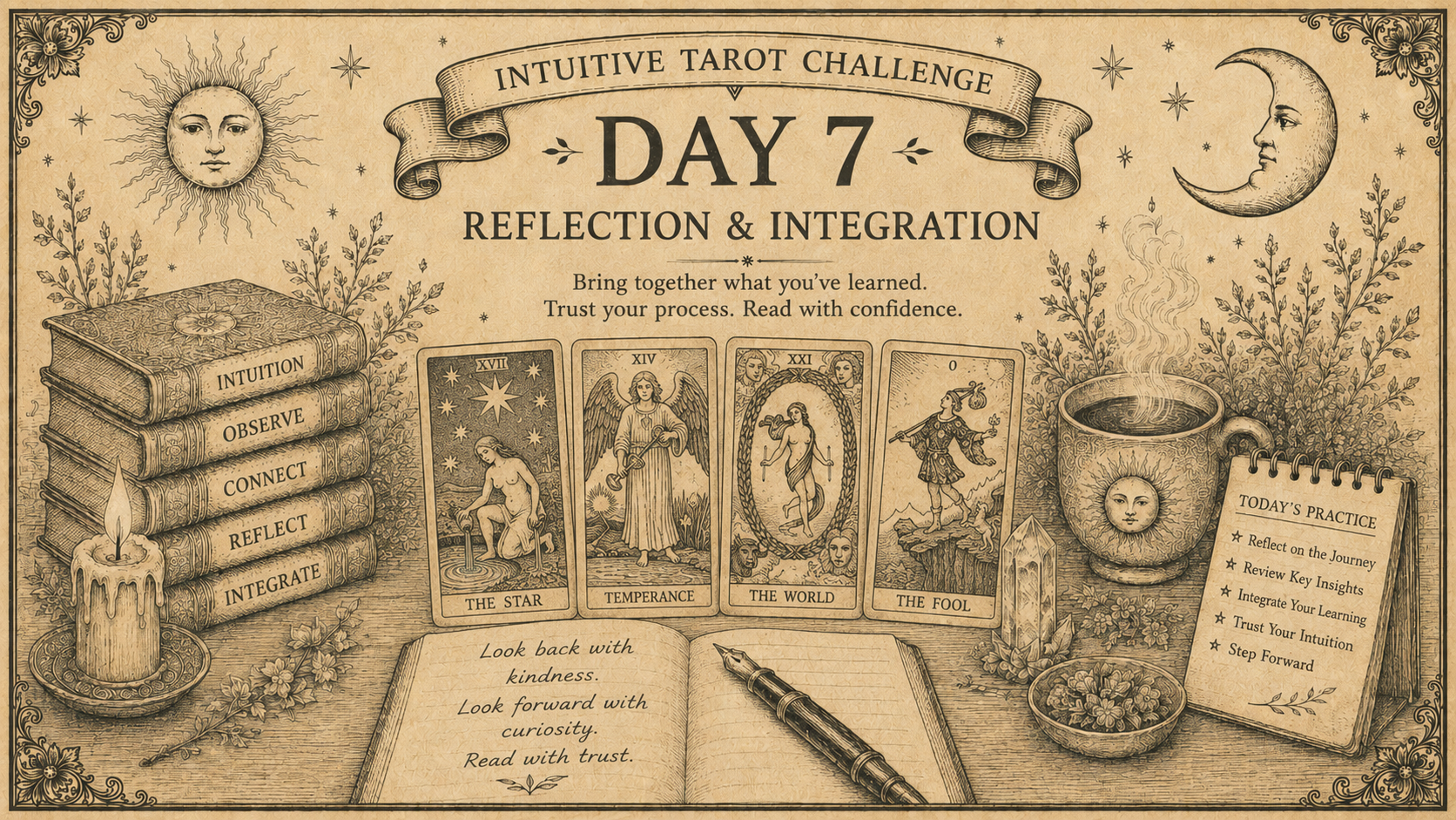 Intuitive Tarot Challenge Day 7: Reflection & Integration