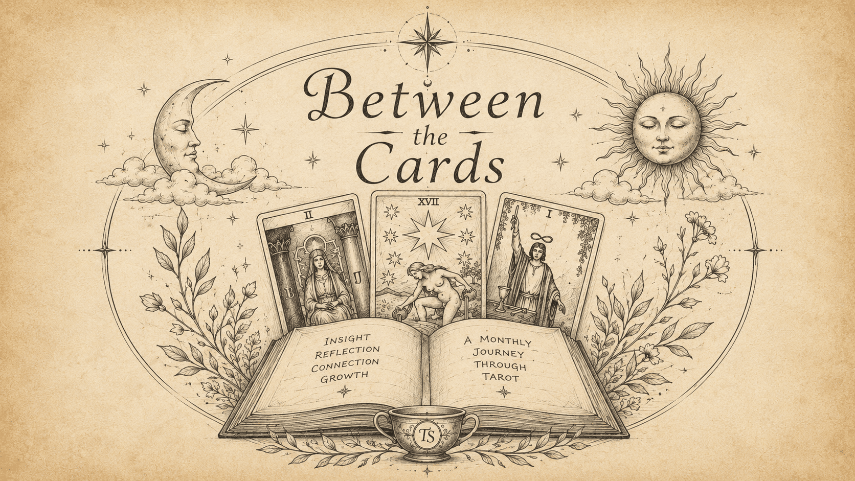 Between the Cards monthly Tarot Studies membership