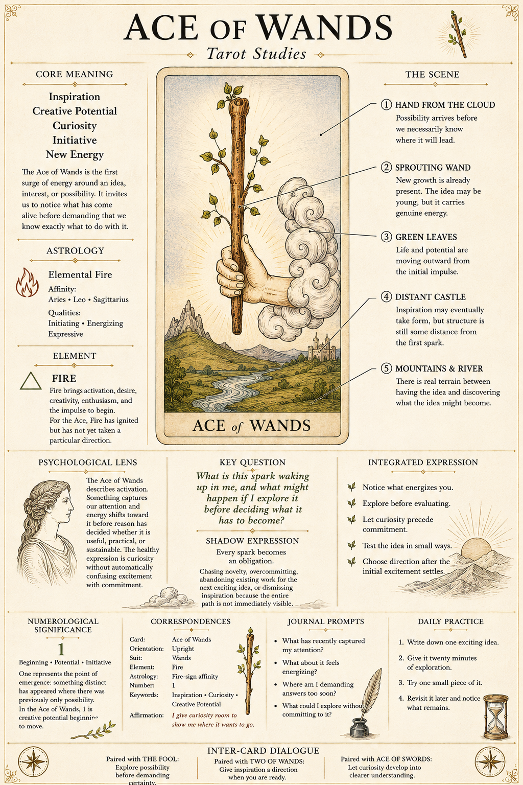 Ace of Wands|Today’s Insight and Intention
